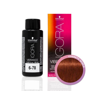 SCHWARZKOPF - IGORA VIBRANCE_Igora Vibrance 6-78 Dark Blonde Copper Red_Cosmetic World